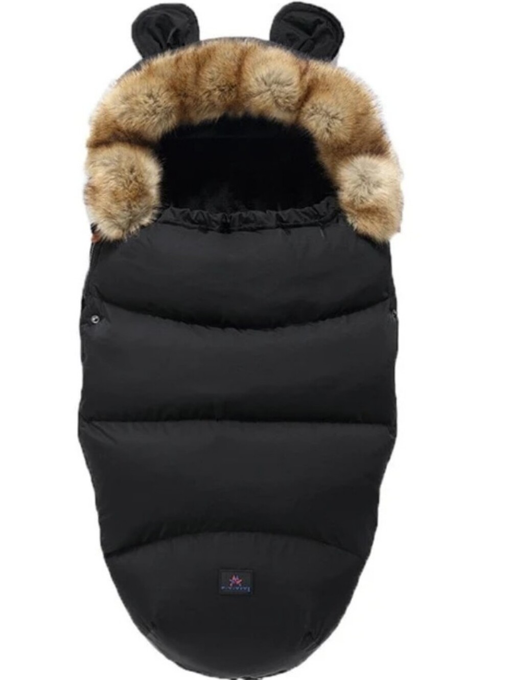 NWT F-Y-YIYI Winter Stroller Sleeping Bag With Removable Faux Fur Trim